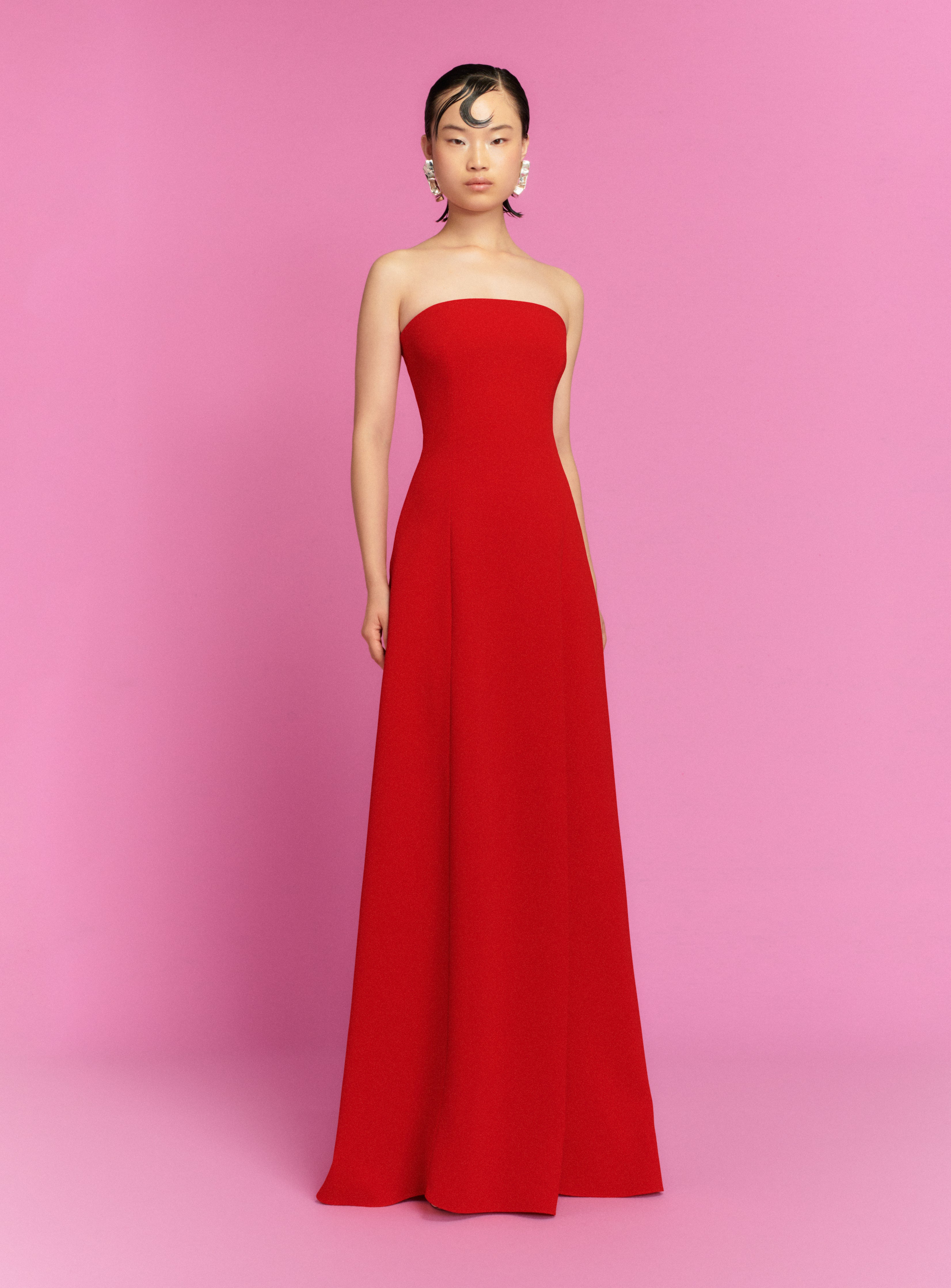 The Helena Maxi Dress in Red