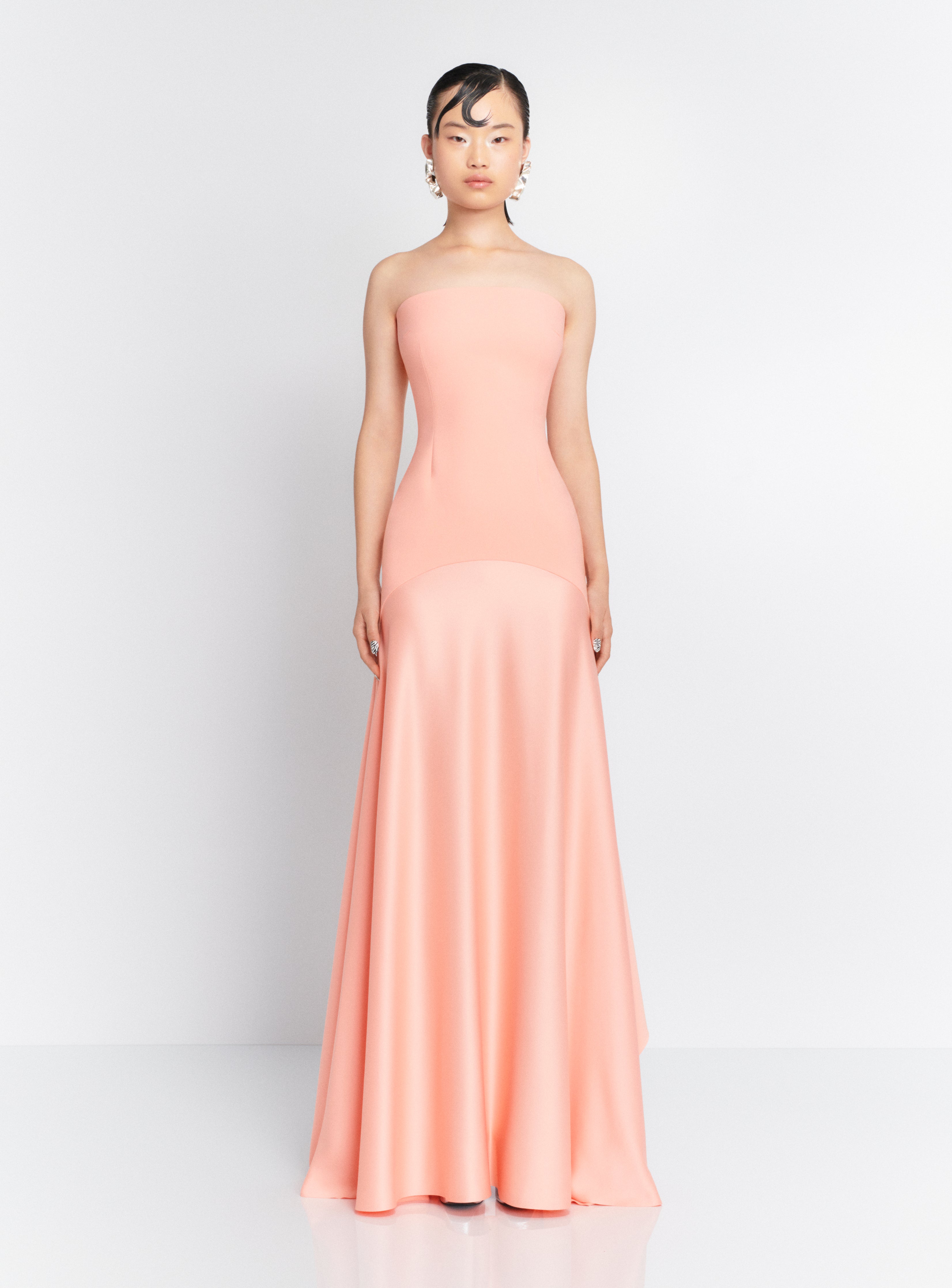 The Alessandra Maxi Dress in Nectar Pink