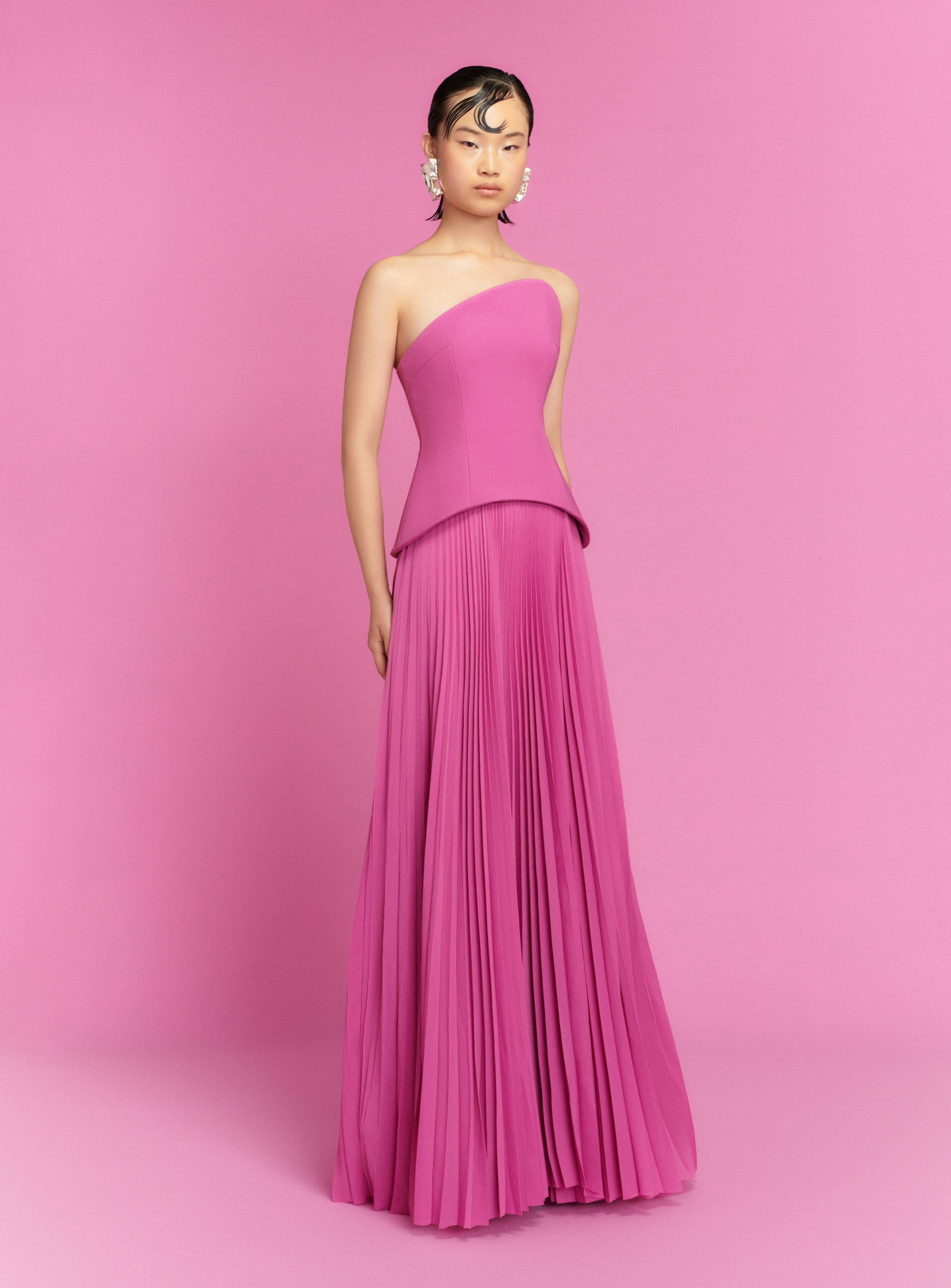 The Britt Maxi Dress in Berry Pink